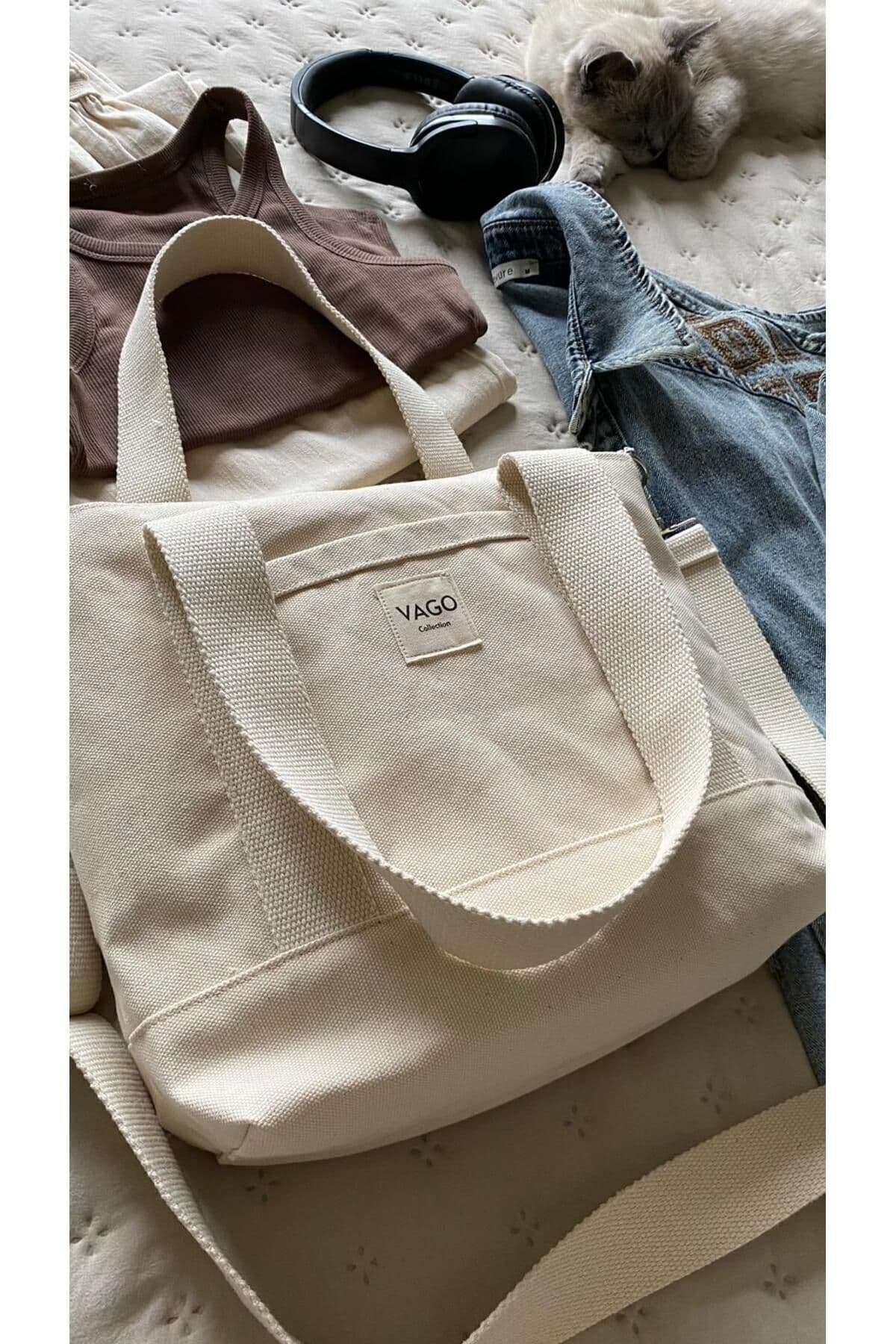 کیف زنانه VAGO COLLECTION کانواس زیپدار Crossbody کیف زنانه VAGO COLLECTION کانواس زیپدار Crossbody