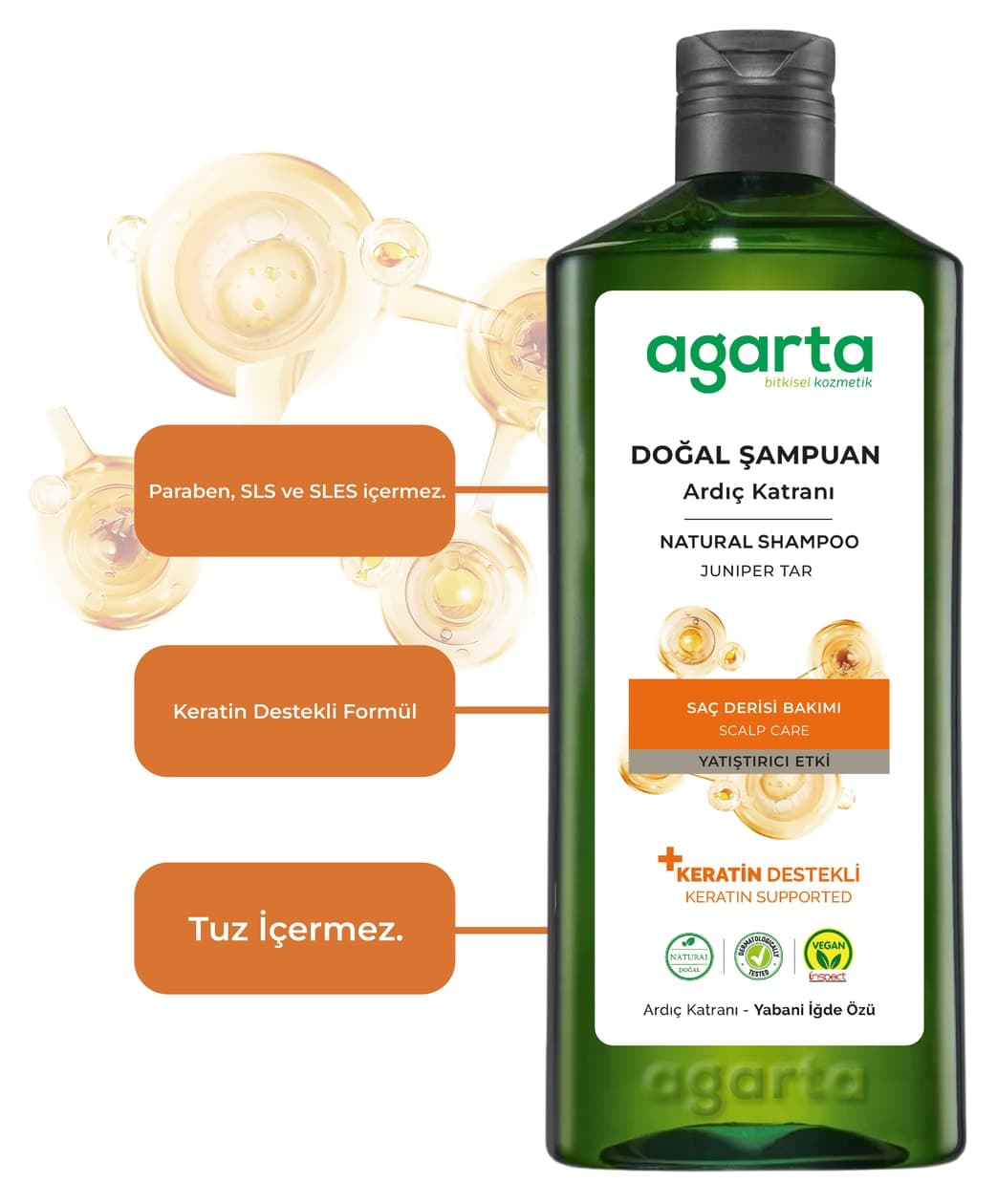 شامپو قیر درخت عرعر و کراتین Agarta 400 Ml شامپو قیر درخت عرعر و کراتین Agarta 400 Ml