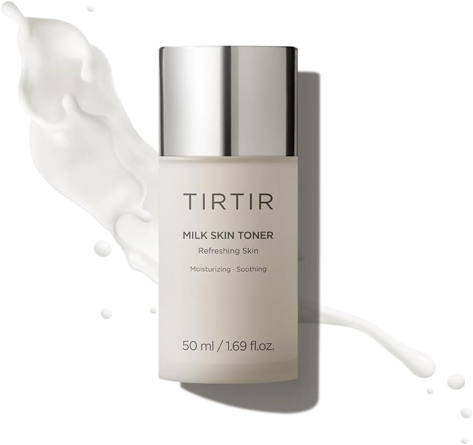 تونر صورت TIRTIR Milk Skin Rice حاوی نیاسینامید، سرامید و عصاره سبوس برنج 5.07 fl.oz. تونر صورت TIRTIR Milk Skin Rice حاوی نیاسینامید، سرامید و عصاره سبوس برنج 5.07 fl.oz.