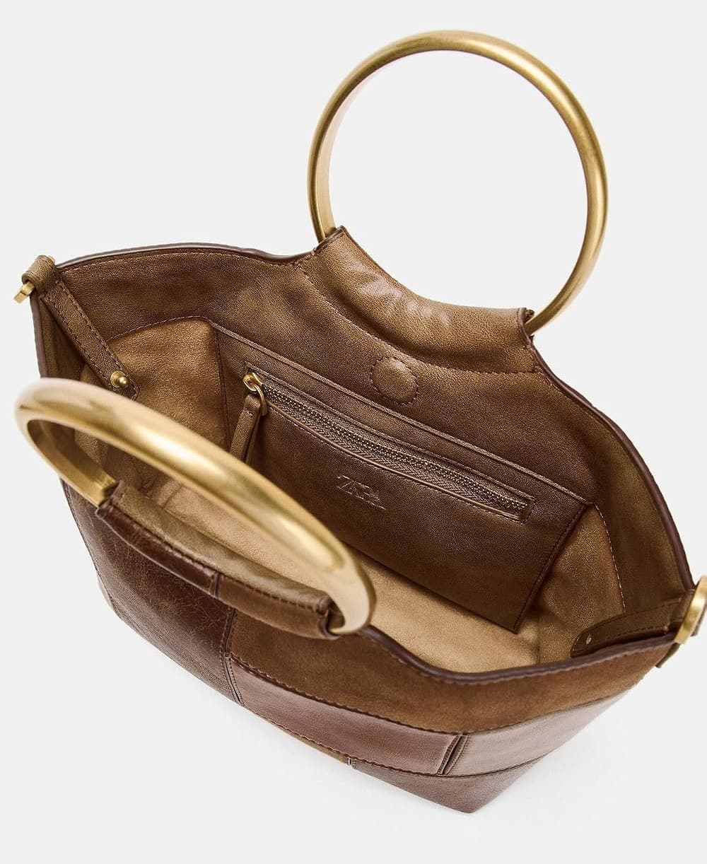 کیف کوچک کیسهای Zara Z1:bags پچورک با دسته سخت چندرنگ کیف کوچک کیسهای Zara Z1:bags پچورک با دسته سخت چندرنگ