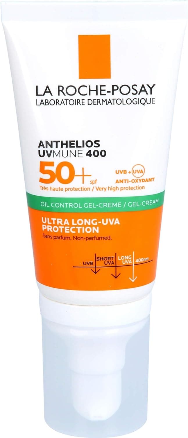 کرم ژل ضدآفتاب La Roche-Posay کنترل چربی SPF 50+ بدون عطر Anthelios UV Mune 400 50 ml کرم ژل ضدآفتاب La Roche-Posay کنترل چربی SPF 50+ بدون عطر Anthelios UV Mune 400 50 ml