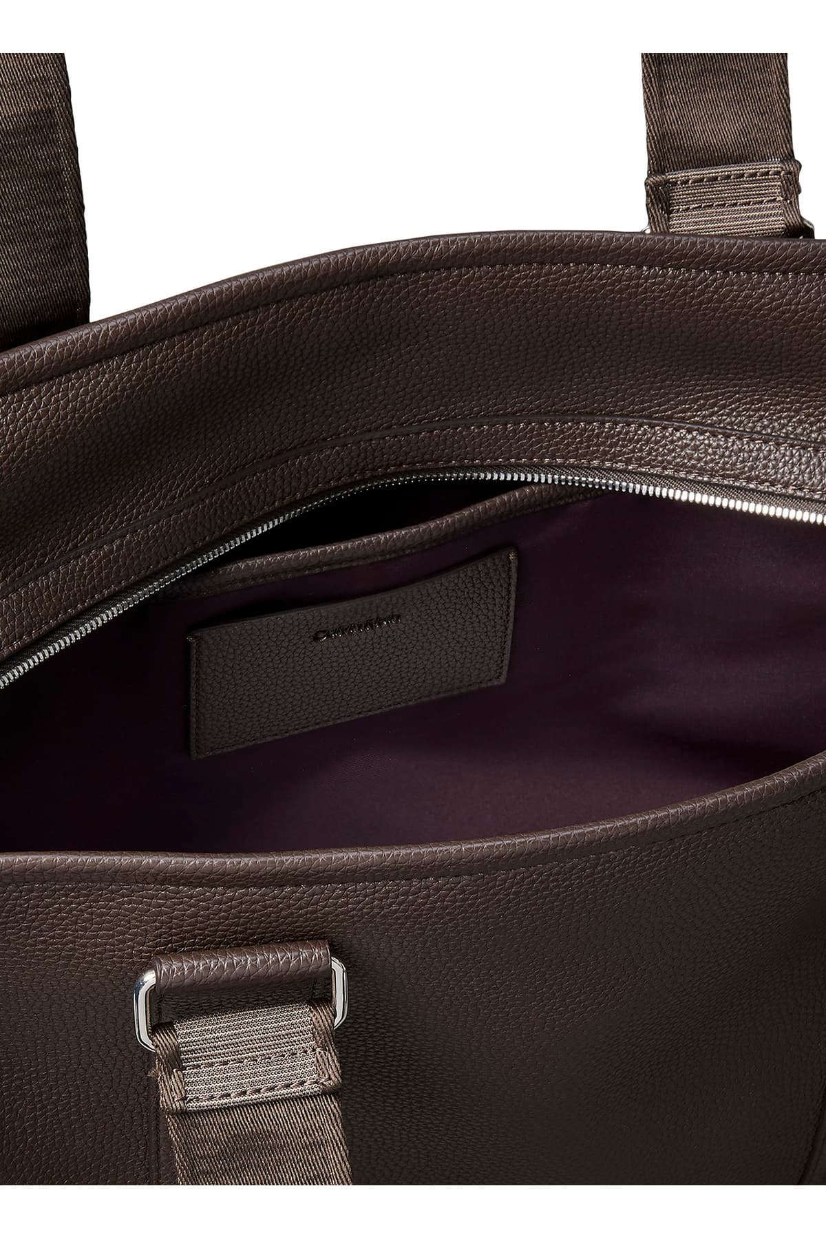 کیف دوشی زنانه Calvin Klein قهوهای WEBBING ADJ STRAP TOTE کیف دوشی زنانه Calvin Klein قهوهای WEBBING ADJ STRAP TOTE