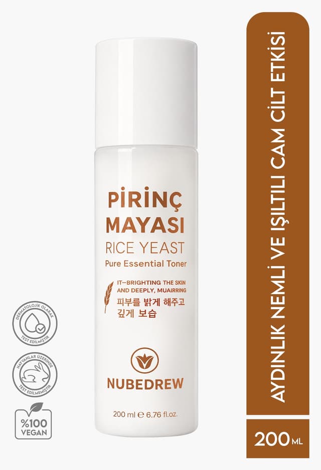 تونیک مخمر برنج روشنکننده و مرطوبکننده NUBEDREW مدل 200 ml تونیک مخمر برنج روشنکننده و مرطوبکننده NUBEDREW مدل 200 ml