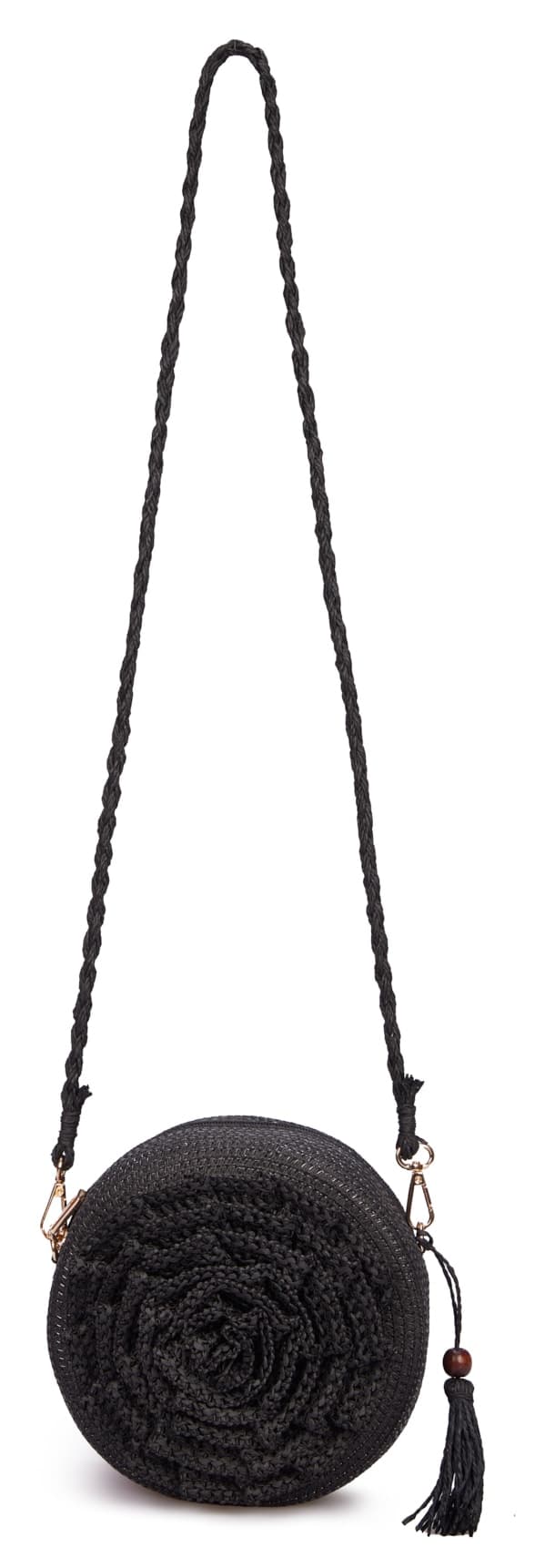 کیف دوشی زنانه Pierre Cardin حصیری مشکی مدل 05PC25Y1510 کیف دوشی زنانه Pierre Cardin حصیری مشکی مدل 05PC25Y1510