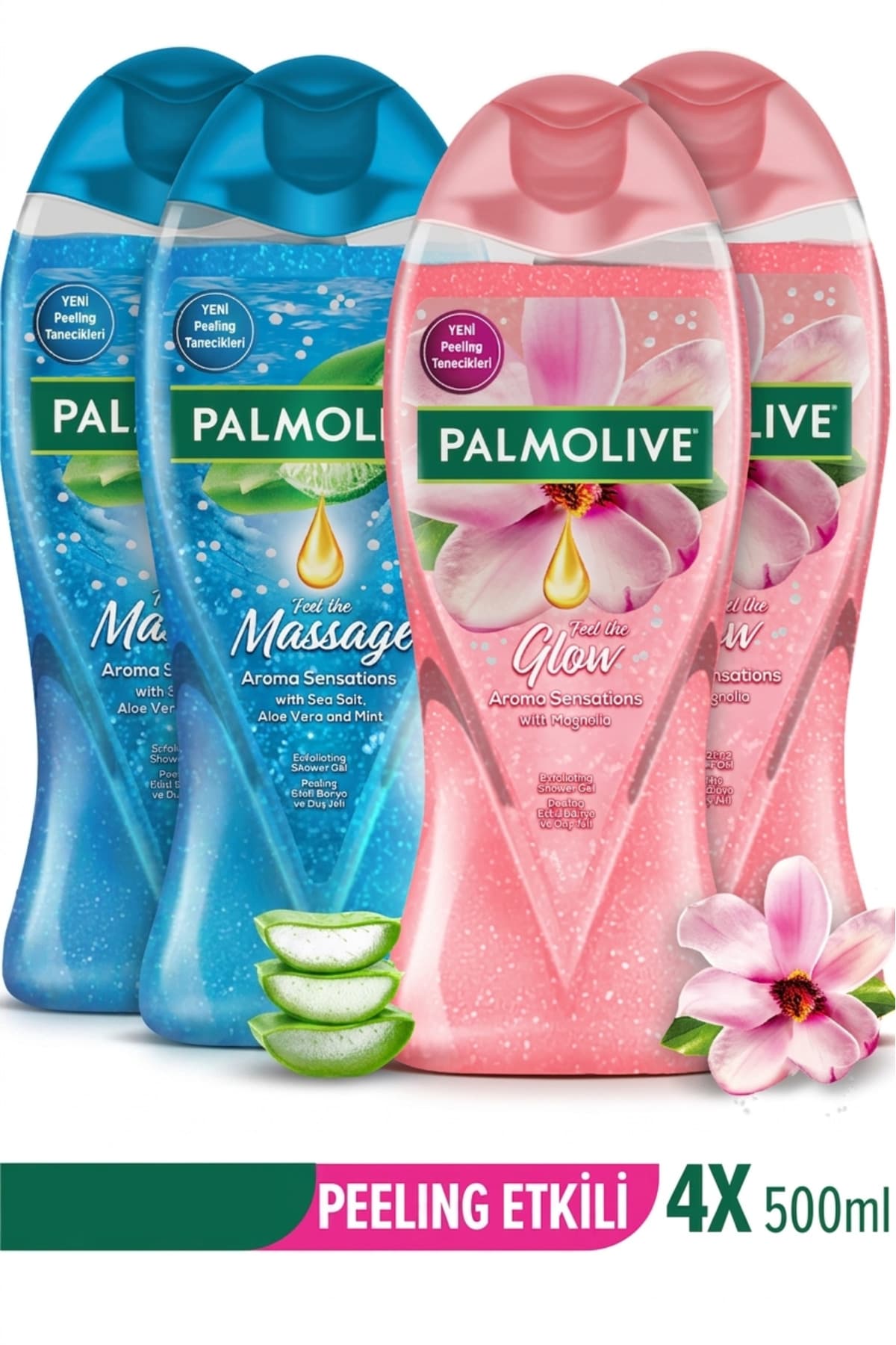 ست ژل دوش 4 عددی Palmolive با اثر لایهبردار 500 ml همراه کیت مسافرتی هدیه ست ژل دوش 4 عددی Palmolive با اثر لایهبردار 500 ml همراه کیت مسافرتی هدیه