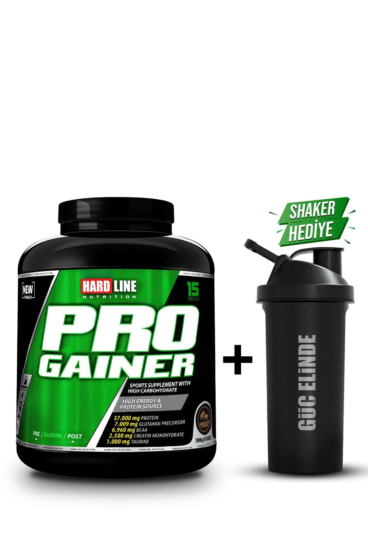 پودر کربوهیدرات گینر Hardline با طعم توتفرنگی مدل Progainer 3000 Gr پودر کربوهیدرات گینر Hardline با طعم توتفرنگی مدل Progainer 3000 Gr