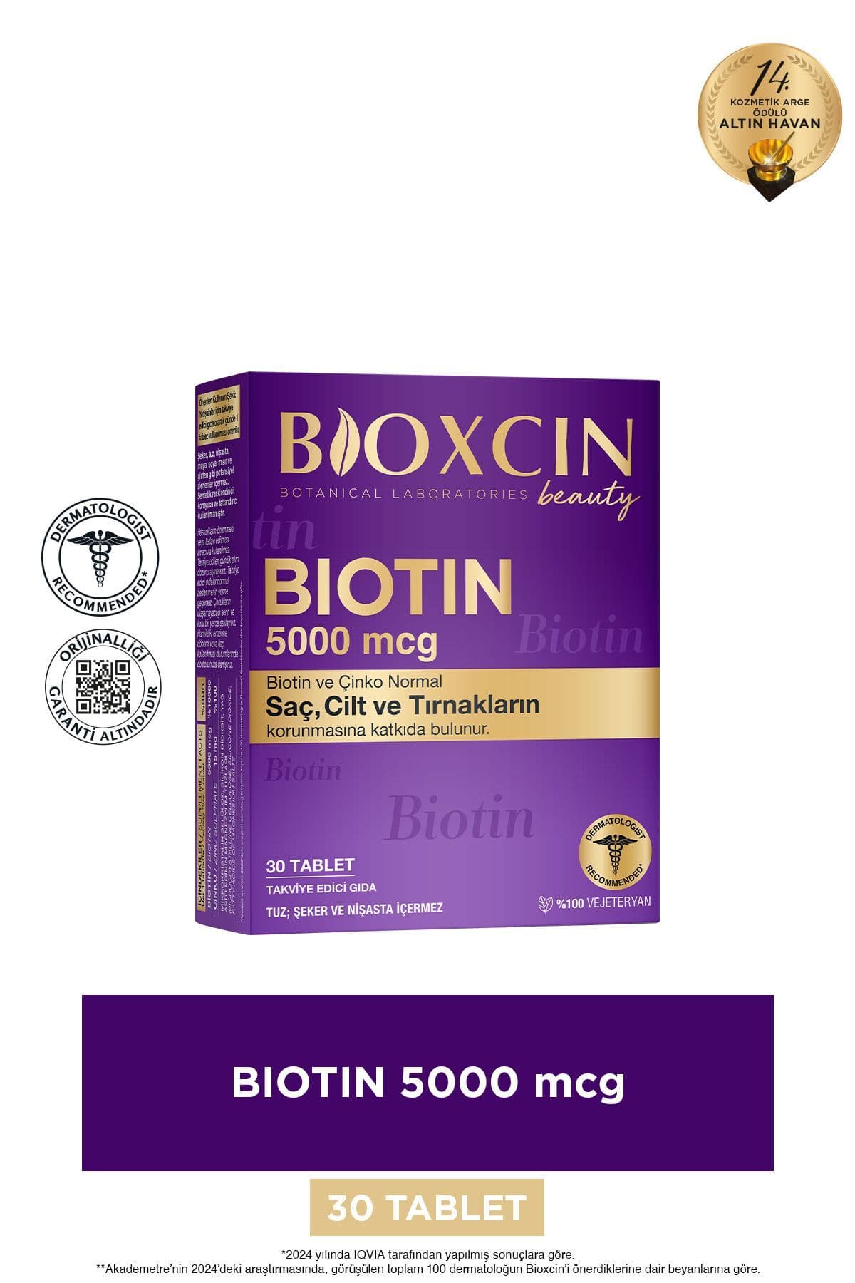 قرص ویتامین مو و ناخن Bioxcin Biotin بیوتین 5.000 Mcg و زینک 15 Mg 2 x 30 عددی قرص ویتامین مو و ناخن Bioxcin Biotin بیوتین 5.000 Mcg و زینک 15 Mg 2 x 30 عددی