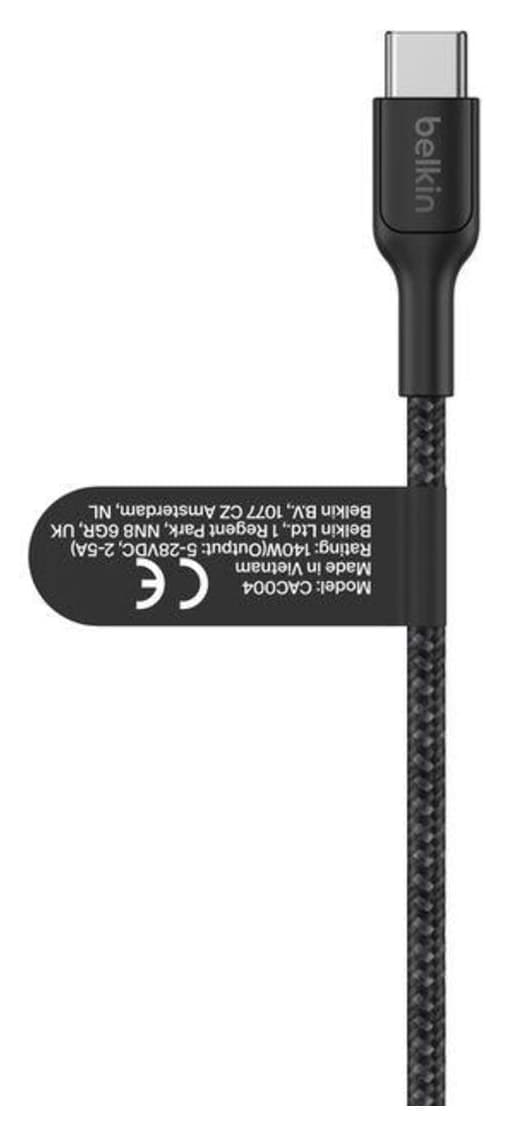 کابل Belkin Boostcharge Pro 140W USB-C به دو USB-C بافته 1.5M مشکی مدل CAC004HQ1.5MBK کابل Belkin Boostcharge Pro 140W USB-C به دو USB-C بافته 1.5M مشکی مدل CAC004HQ1.5MBK