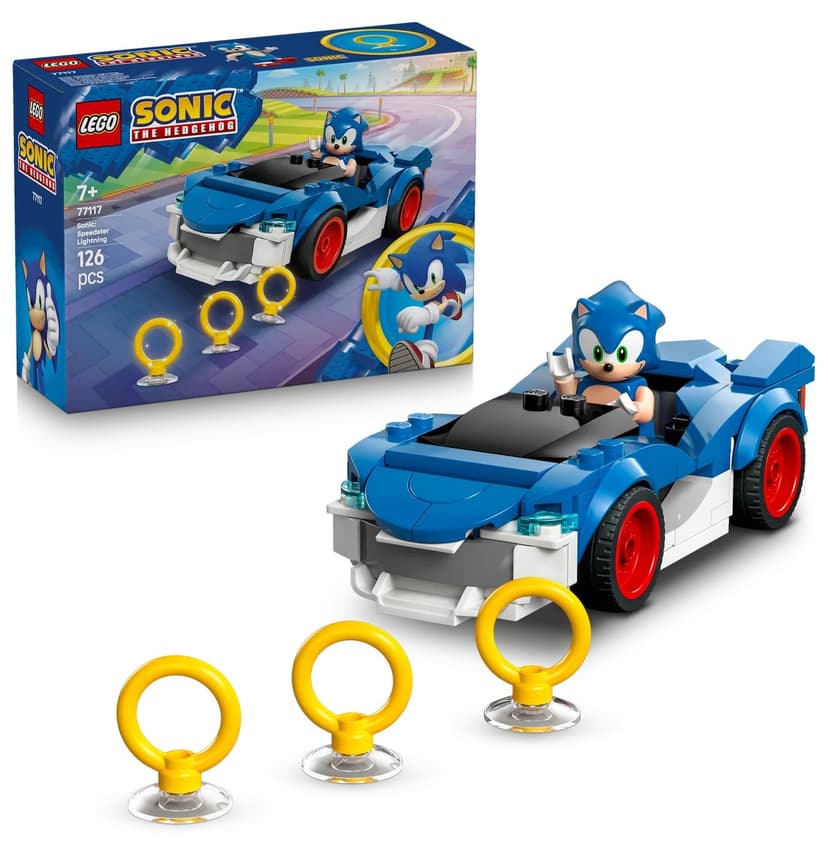 لگو Sonic the Hedgehog ماشین صاعقه مدل 77117 126 قطعه لگو Sonic the Hedgehog ماشین صاعقه مدل 77117 126 قطعه