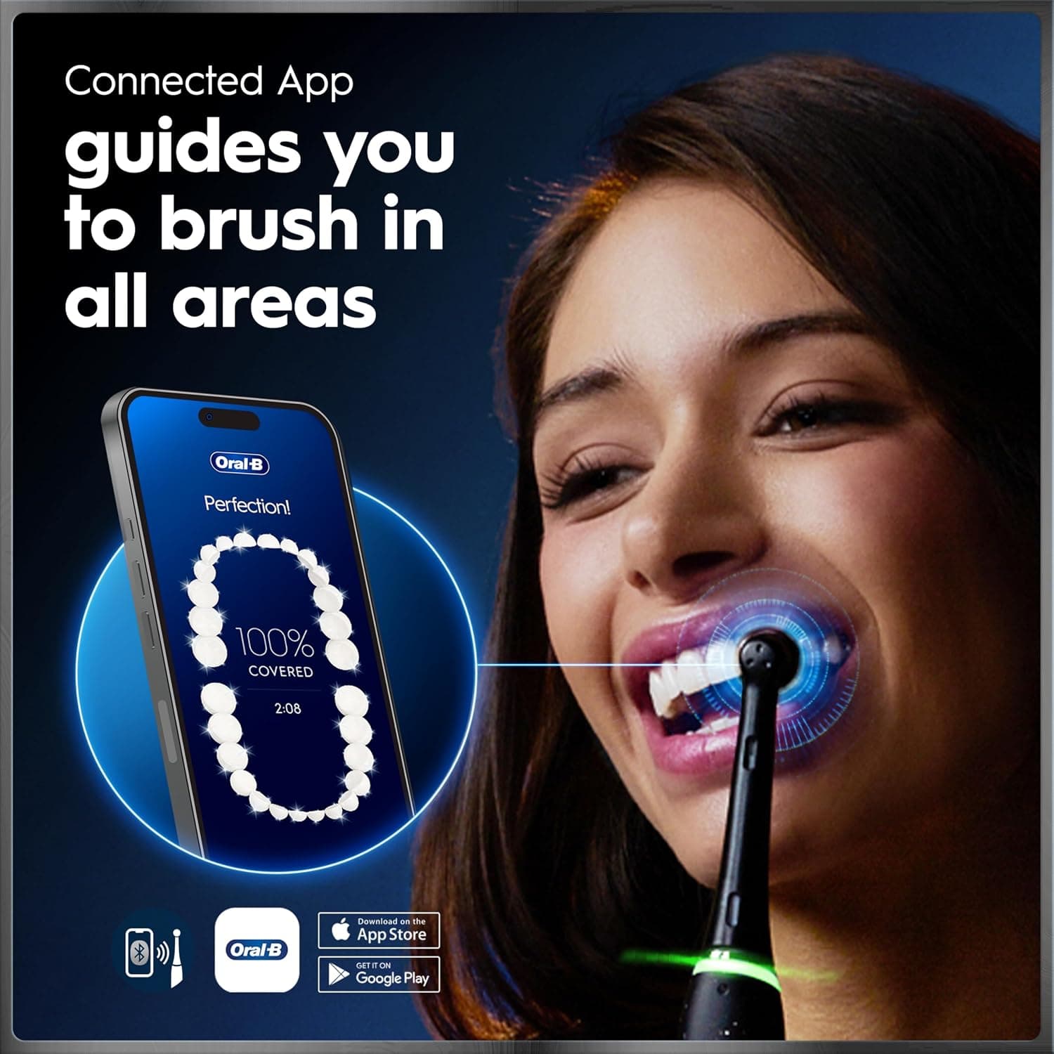 مسواک برقی Oral-B iO Series 10 مشکی کیهانی به همراه 4 سر یدکی مسواک برقی Oral-B iO Series 10 مشکی کیهانی به همراه 4 سر یدکی