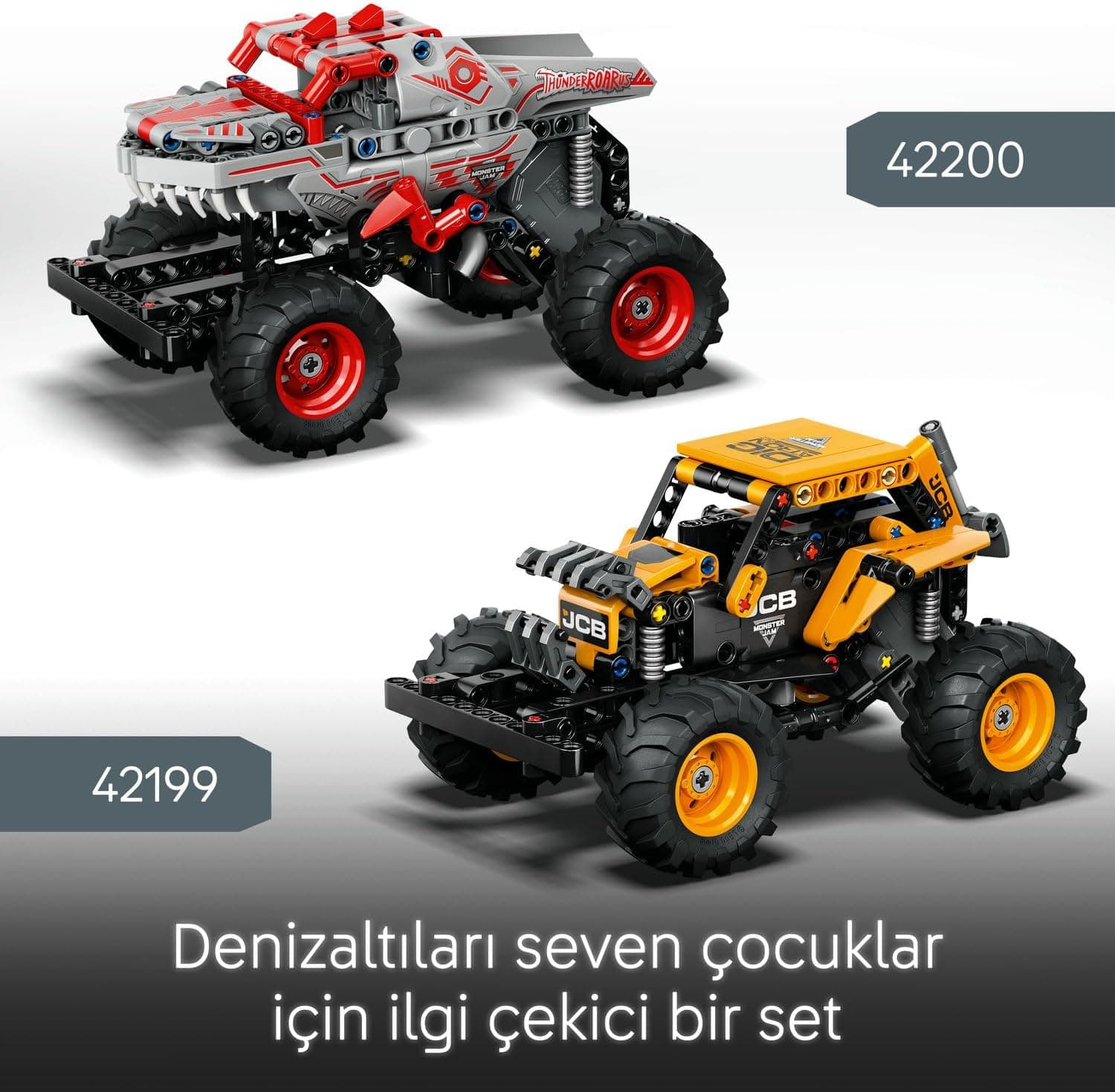 لگو Technic Monster Jam ThundeROARus ساختنی کششبرگشتی مدل 42200 لگو Technic Monster Jam ThundeROARus ساختنی کششبرگشتی مدل 42200