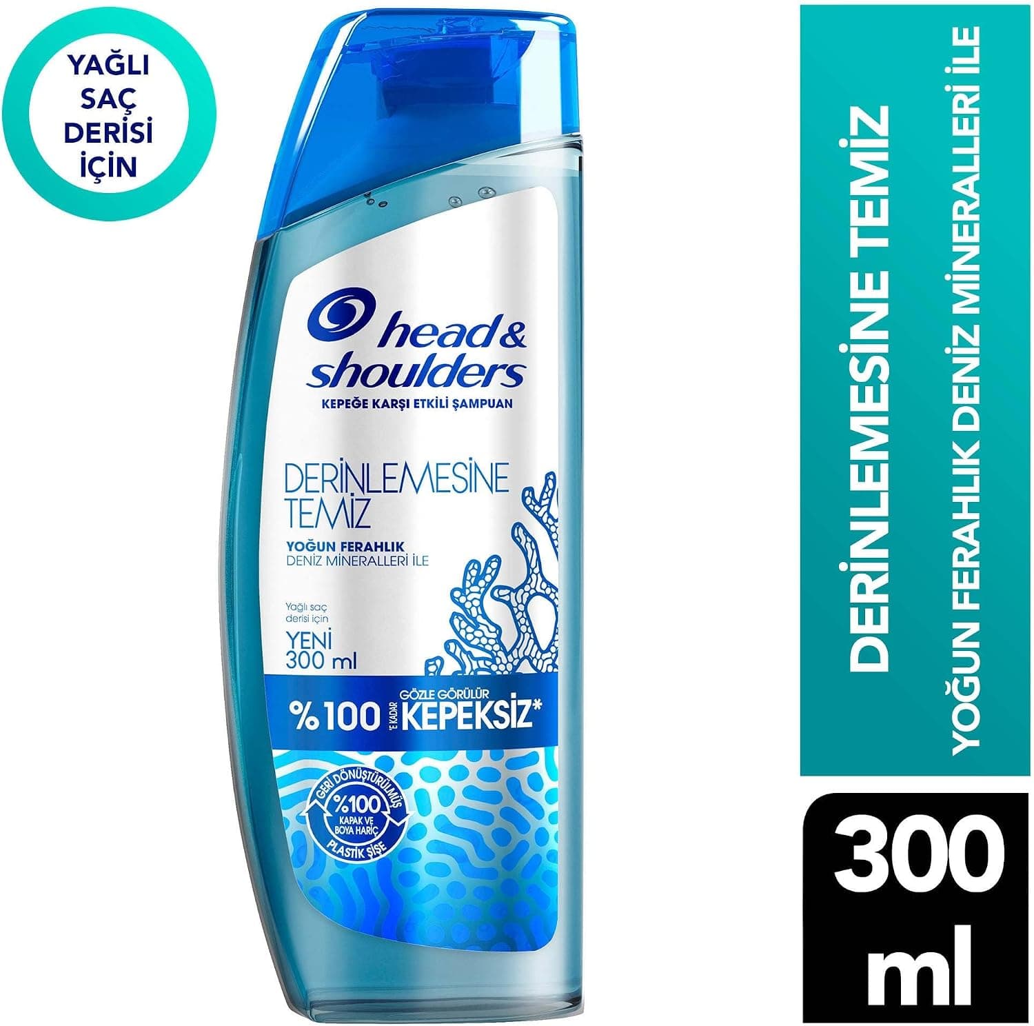 شامپو Head & Shoulders پاککننده عمیق طراوت شدید مواد معدنی دریا 300 ml شامپو Head & Shoulders پاککننده عمیق طراوت شدید مواد معدنی دریا 300 ml