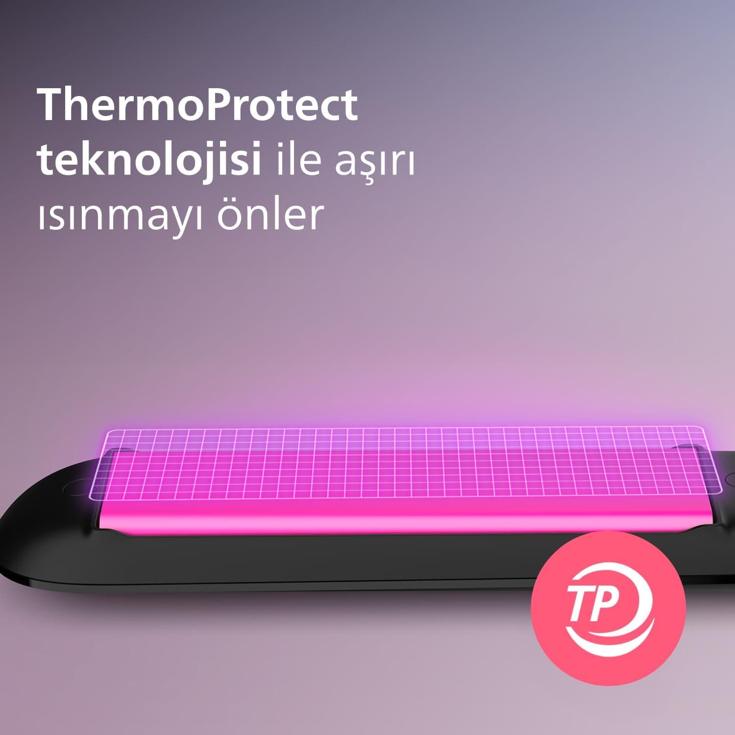 اتو مو PHILIPS با صفحات سرامیکی کراتین و فناوری ThermoProtect، 2 تنظیم دما، قفل دکمه، مدل BHS375/00 اتو مو PHILIPS با صفحات سرامیکی کراتین و فناوری ThermoProtect، 2 تنظیم دما، قفل دکمه، مدل BHS375/00