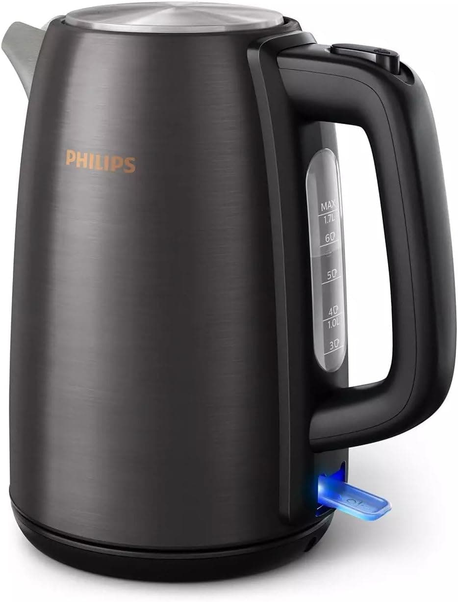 کتری برقی فلزی Philips با توان 1850 تا 2200 وات ظرفیت 1.7 لیتر بدنه فولادی ضدزنگ کتری برقی فلزی Philips با توان 1850 تا 2200 وات ظرفیت 1.7 لیتر بدنه فولادی ضدزنگ