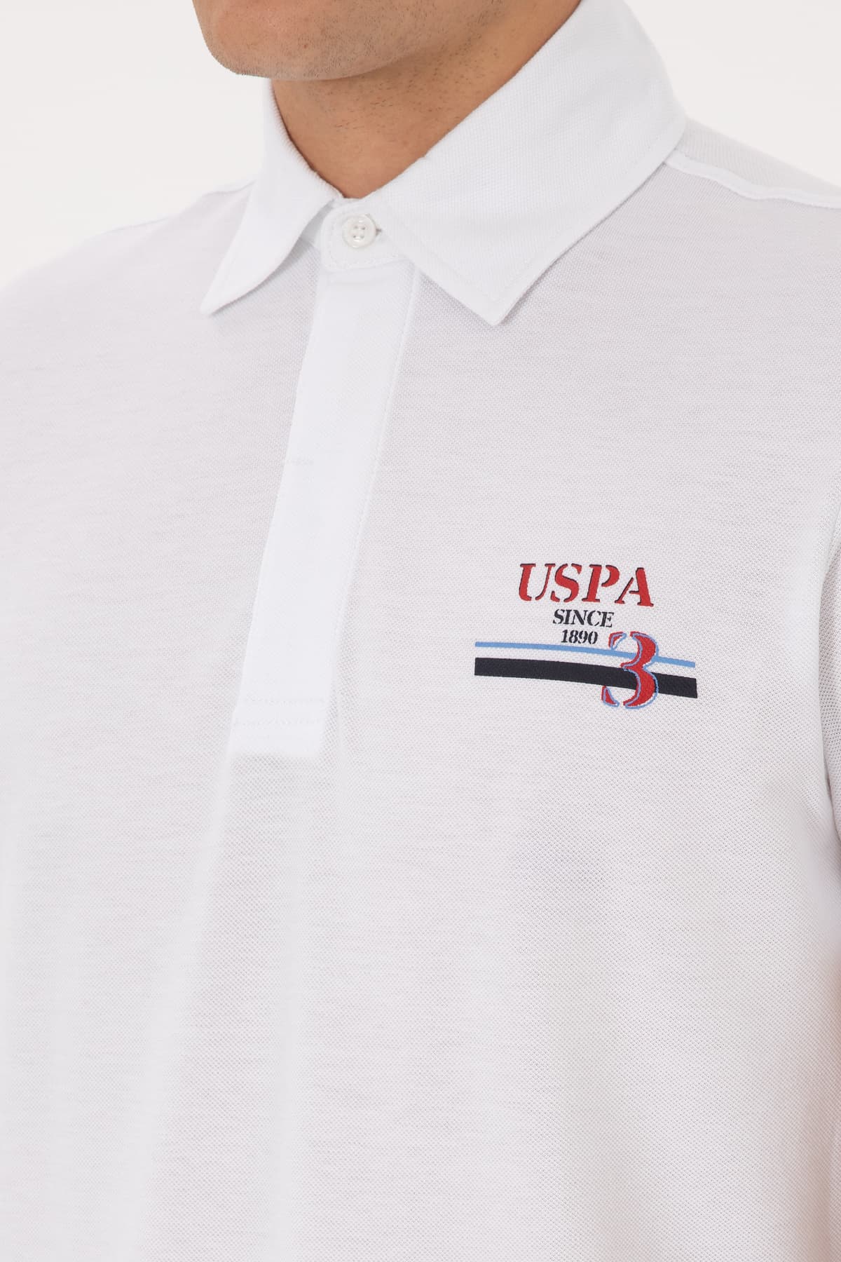 تیشرت مردانه U.S. Polo Assn. فیت معمولی یقه پولو سفید مدل 50324803-VR013 تیشرت مردانه U.S. Polo Assn. فیت معمولی یقه پولو سفید مدل 50324803-VR013