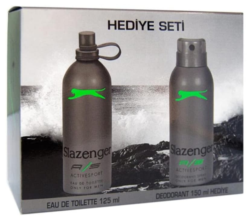 ست عطر و دئودورانت Slazenger Active Sport سبز EDT 125 ml + 150 ml ست عطر و دئودورانت Slazenger Active Sport سبز EDT 125 ml + 150 ml