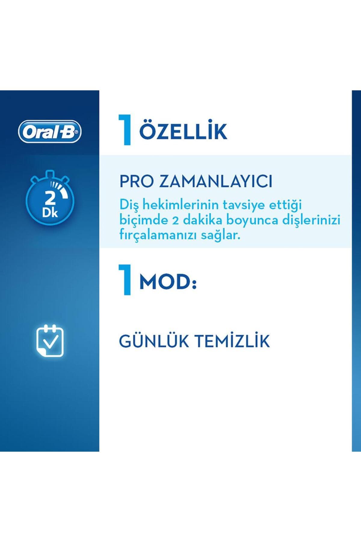 مسواک شارژی Oral-B بسته هواداری Beşiktaş مدل D100 مسواک شارژی Oral-B بسته هواداری Beşiktaş مدل D100