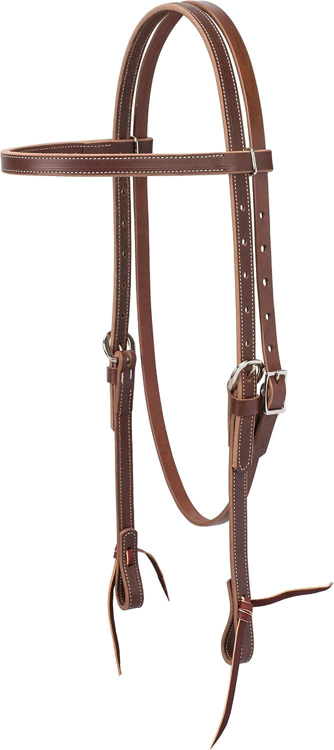 هدستال اسب Weaver Leather از چرم Latigo با بند پیشانی هدستال اسب Weaver Leather از چرم Latigo با بند پیشانی