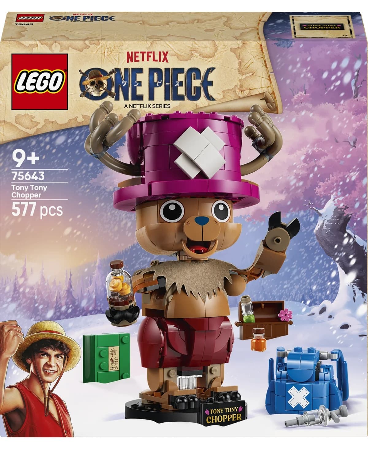لگو ONE PIECE Tony Tony Chopper مدل 75643 با 577 قطعه لگو ONE PIECE Tony Tony Chopper مدل 75643 با 577 قطعه
