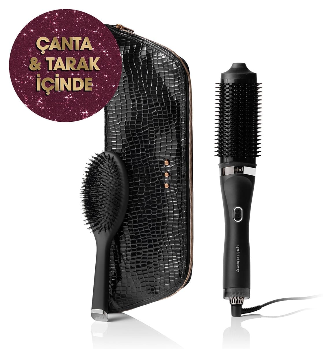 ست شکلدهنده مو Ghd مدل Duet Blowdry دو در یک همراه شانه و کیف ست شکلدهنده مو Ghd مدل Duet Blowdry دو در یک همراه شانه و کیف