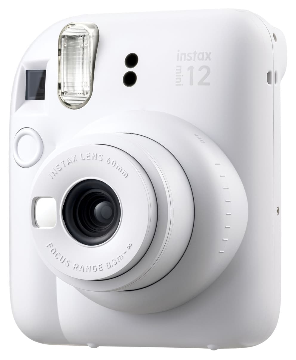 دوربین فوری Fujifilm Instax mini 12 سفید با ۱۰ فیلم، آلبوم و کیف چرمی دوربین فوری Fujifilm Instax mini 12 سفید با ۱۰ فیلم، آلبوم و کیف چرمی