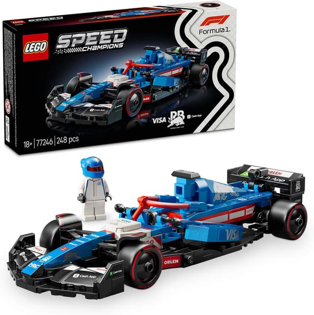لگو 77246 Speed Champions ماشین مسابقه F1 مدل Visa Cash App RB VCARB 01 لگو 77246 Speed Champions ماشین مسابقه F1 مدل Visa Cash App RB VCARB 01