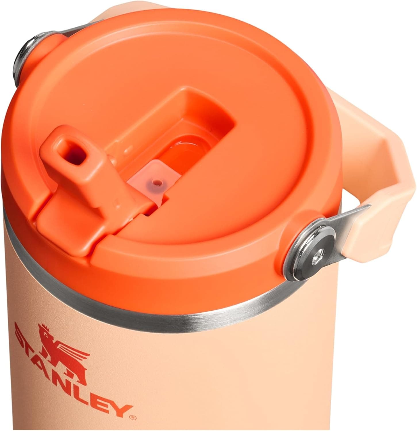 بطری ترموس Stanley IceFlow با نی 0.89 لیتری نارنجی شربتی استیل بطری ترموس Stanley IceFlow با نی 0.89 لیتری نارنجی شربتی استیل