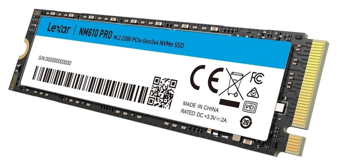 اساسدی Lexar ظرفیت 1TB M.2 2280 PCIe 3.0 NVMe مدل NM610Pro LNM610P001T اساسدی Lexar ظرفیت 1TB M.2 2280 PCIe 3.0 NVMe مدل NM610Pro LNM610P001T
