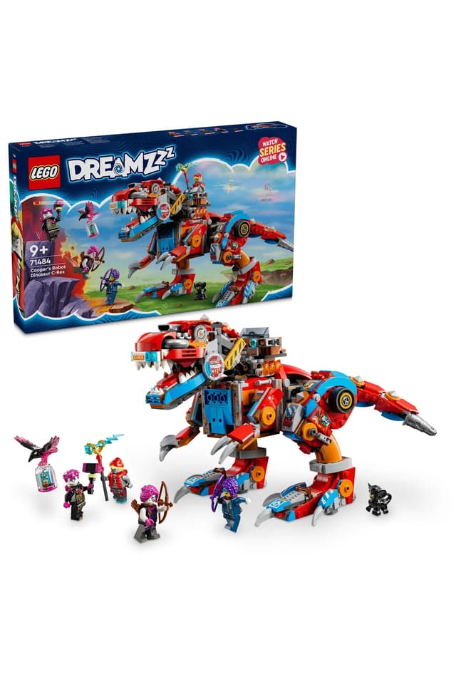 لگو 71484 DREAMZzz Cooper دایناسور رباتیک برای کودکان مدل C-Rex، مناسب 9+ سال 917P لگو 71484 DREAMZzz Cooper دایناسور رباتیک برای کودکان مدل C-Rex، مناسب 9+ سال 917P