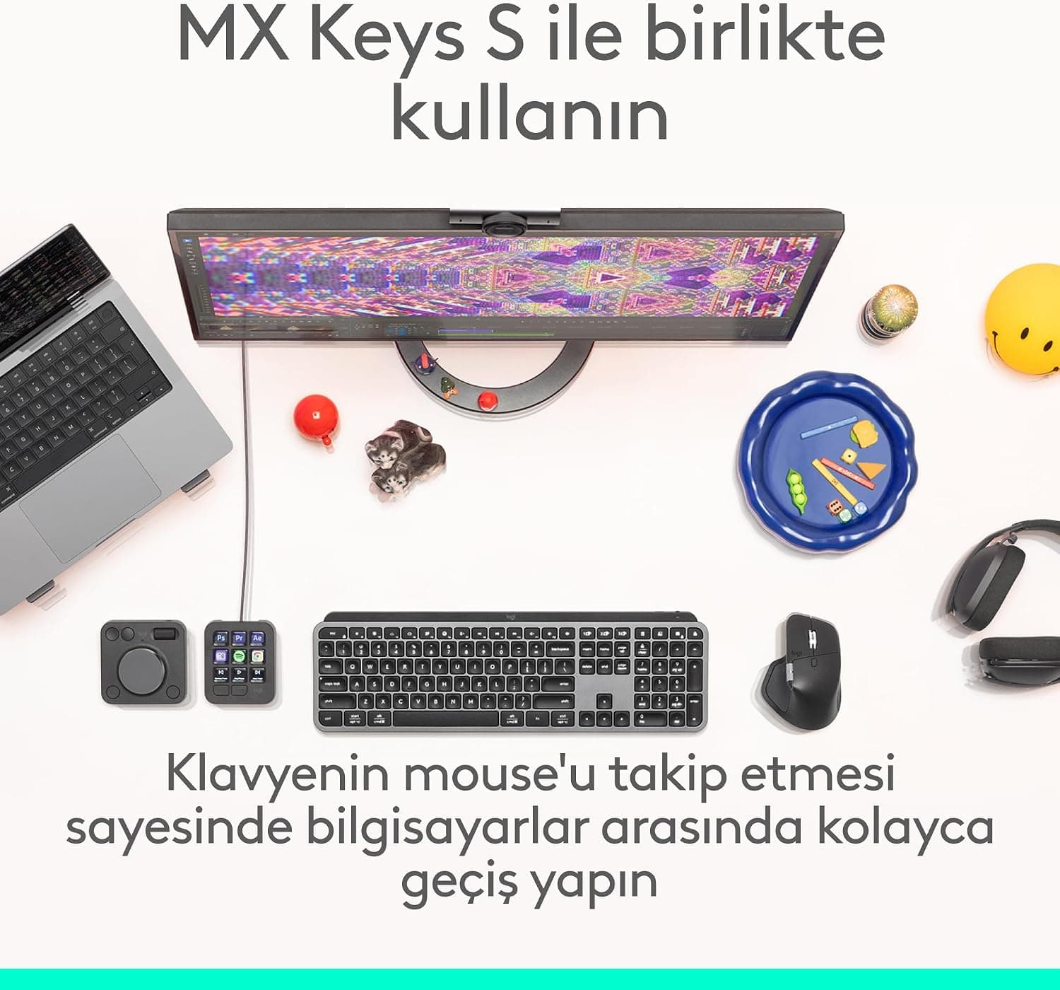 ماوس بیسیم Logitech MX Master 4 با بازخورد لمسی، Bluetooth، اسکرول فوقسریع، اتصال چنددستگاهی، 8000 DPI، حسگر اپتیکال و عملکرد بیصدا، خاکستری تیره ماوس بیسیم Logitech MX Master 4 با بازخورد لمسی، Bluetooth، اسکرول فوقسریع، اتصال چنددستگاهی، 8000 DPI، حسگر اپتیکال و عملکرد بیصدا، خاکستری تیره