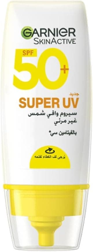 سرم ضد آفتاب زنانه و مردانه Garnier Skin Active ویتامین C SPF50+ PA++++ 30 ml سرم ضد آفتاب زنانه و مردانه Garnier Skin Active ویتامین C SPF50+ PA++++ 30 ml