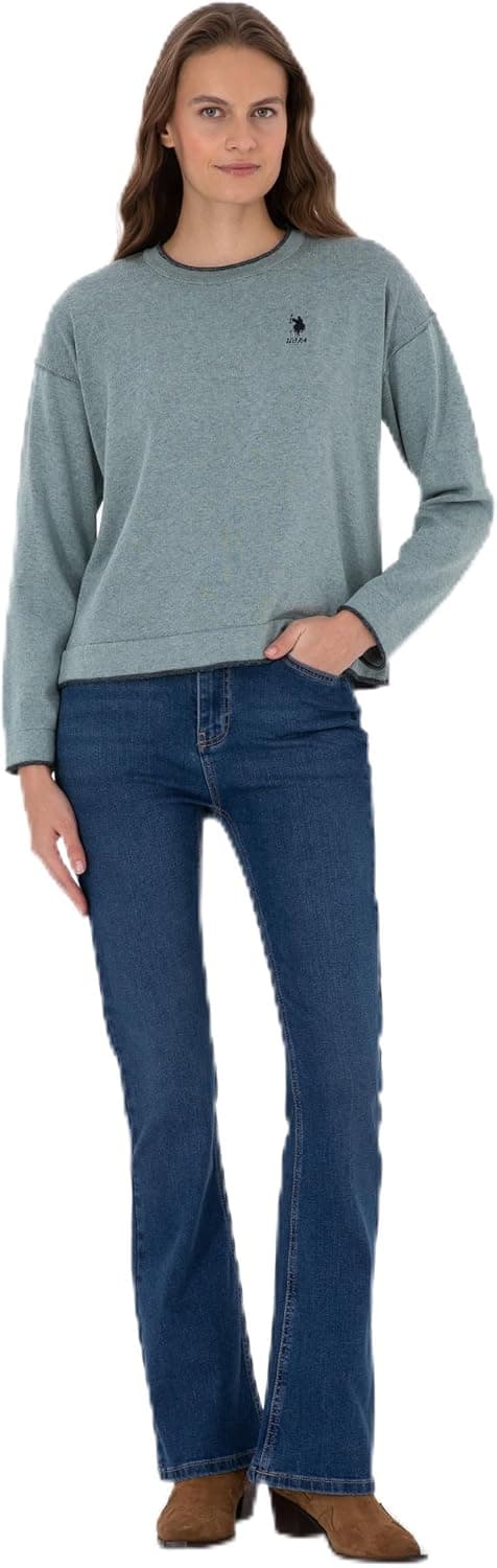 شلوار جین زنانه U.S. POLO ASSN. آبی مدل 50316550-DN0022 شلوار جین زنانه U.S. POLO ASSN. آبی مدل 50316550-DN0022