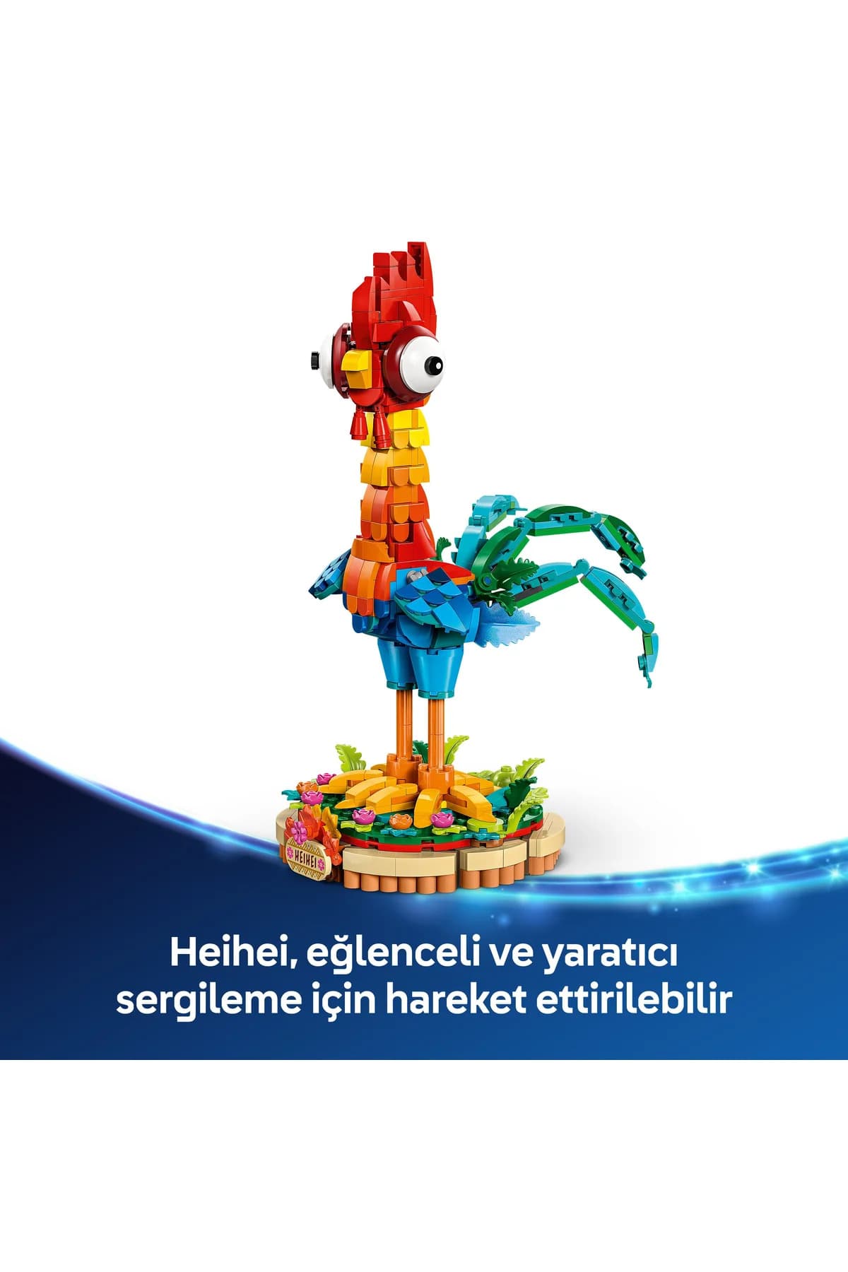 ست ساختنی اسباببازی برای ۹ سال به بالا لگو Disney Heihei مدل 43272 با 566 قطعه ست ساختنی اسباببازی برای ۹ سال به بالا لگو Disney Heihei مدل 43272 با 566 قطعه