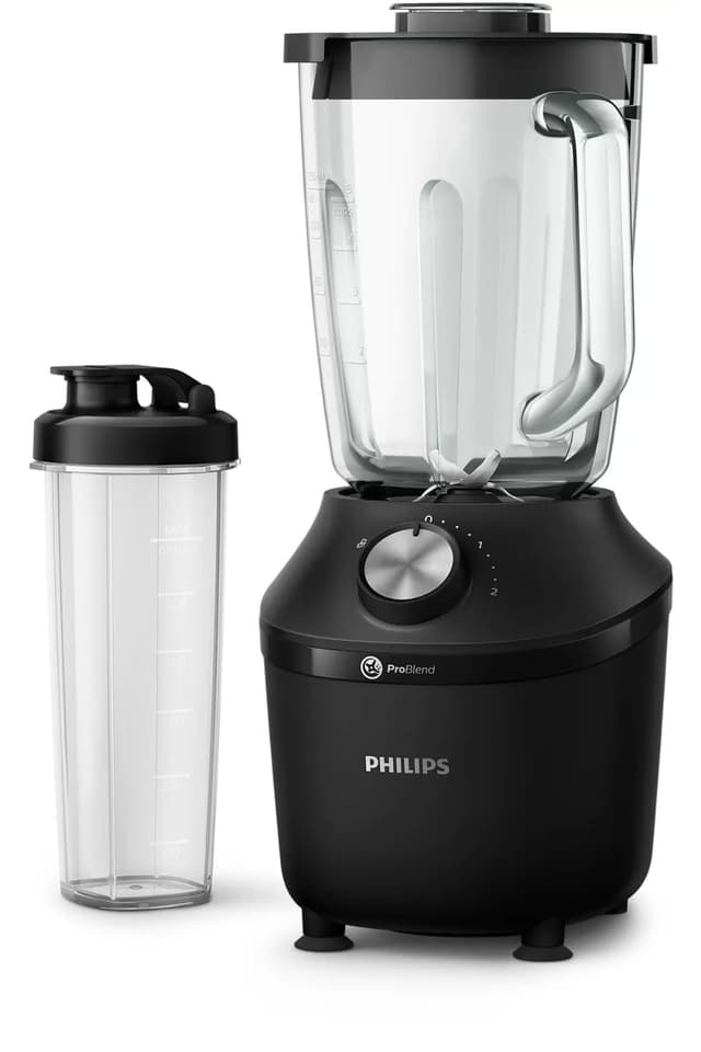مخلوطکن Philips 3000 Serisi با فناوری ProBlend Crush، توان 600W، ظرفیت 2 لیتری، 2 سرعت، مدل HR2291/41 مخلوطکن Philips 3000 Serisi با فناوری ProBlend Crush، توان 600W، ظرفیت 2 لیتری، 2 سرعت، مدل HR2291/41