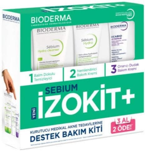ست مراقبت پوست Bioderma Sebium İzokit مدل stk1154 ست مراقبت پوست Bioderma Sebium İzokit مدل stk1154