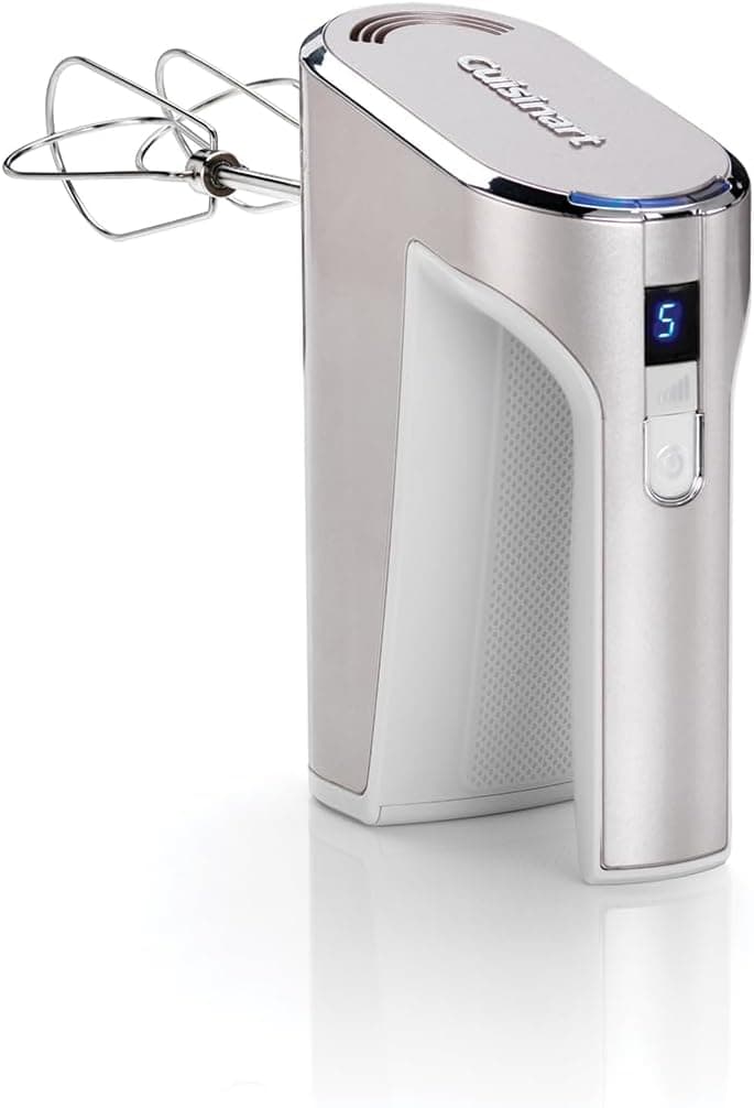 میکسر دستی بیسیم Cuisinart نقرهای مدل RHM100E میکسر دستی بیسیم Cuisinart نقرهای مدل RHM100E