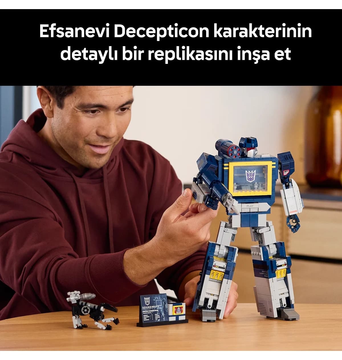 لگو Icons Transformers Soundwave مدل 10358 با 1505 قطعه لگو Icons Transformers Soundwave مدل 10358 با 1505 قطعه