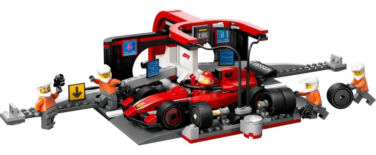 لگو City مدل 60443 ماشین Ferrari F1 و تیم Pit Stop لگو City مدل 60443 ماشین Ferrari F1 و تیم Pit Stop