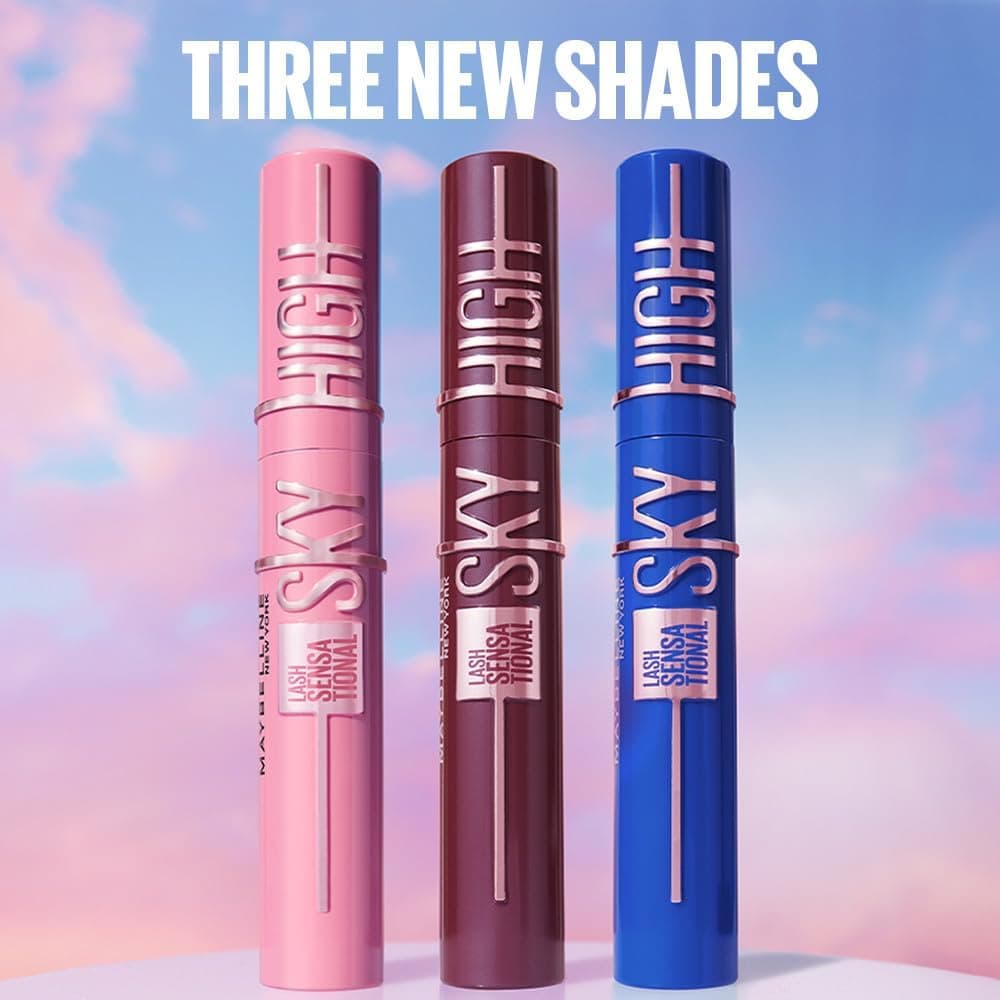 ریمل MAYBELLINE Lash Sensational Sky High آبی مدل Blue Mist ریمل MAYBELLINE Lash Sensational Sky High آبی مدل Blue Mist
