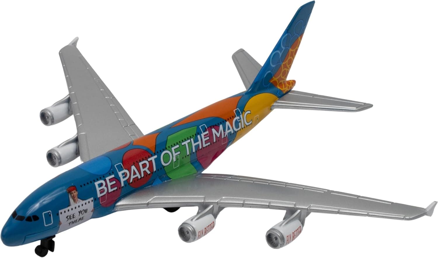 هواپیمای اسباببازی کلکسیونی کودکان Daron دوطبقه Emirates Arlines فلزی دایکست با قطعات پلاستیکی مدل A380 هواپیمای اسباببازی کلکسیونی کودکان Daron دوطبقه Emirates Arlines فلزی دایکست با قطعات پلاستیکی مدل A380