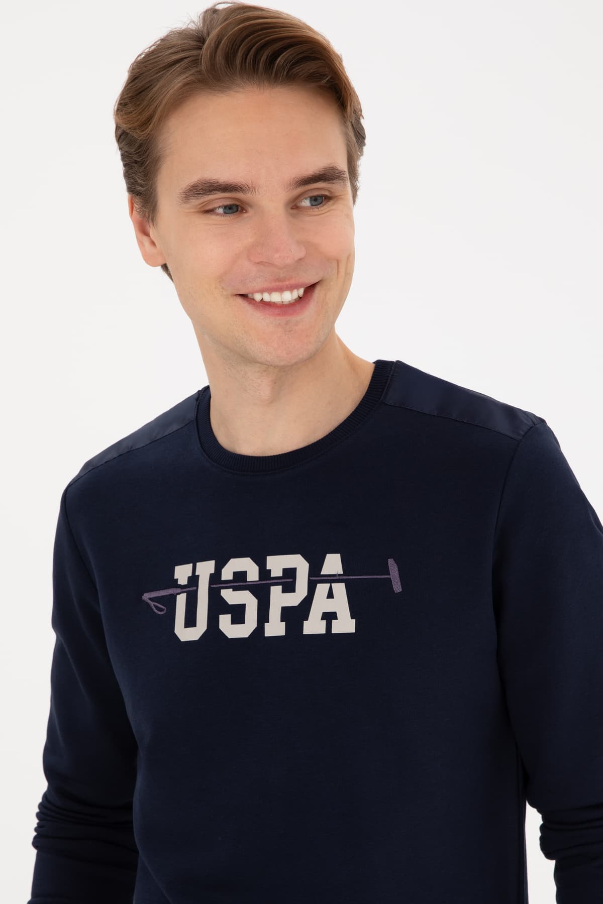 سوئیشرت مردانه U.S. Polo Assn. فیت معمولی یقه گرد سرمهای مدل 50315536-VR033 سوئیشرت مردانه U.S. Polo Assn. فیت معمولی یقه گرد سرمهای مدل 50315536-VR033