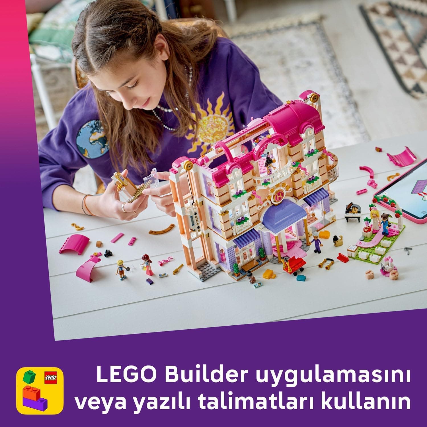 لگو Friends ست هتل بزرگ Heartlake City مدل 42704 لگو Friends ست هتل بزرگ Heartlake City مدل 42704