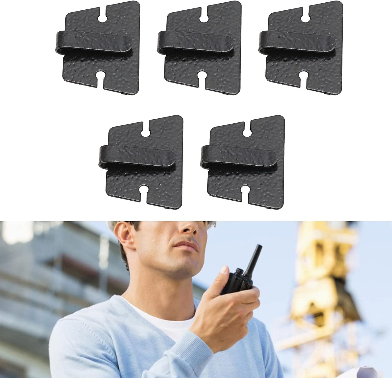 گیره نگهدارنده میکروفن رادیو خودرو فلزی Heayzoki 5 عددی ICOM IC-2720H Kenwood TM241 گیره نگهدارنده میکروفن رادیو خودرو فلزی Heayzoki 5 عددی ICOM IC-2720H Kenwood TM241