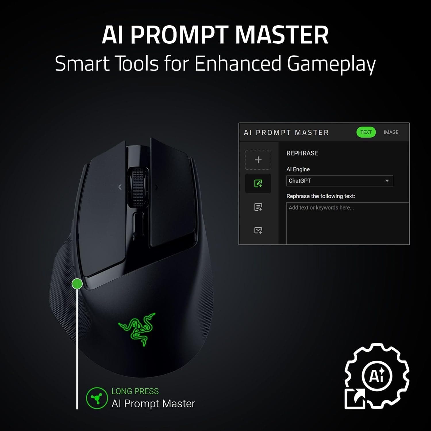 ماوس گیمینگ بیسیم قابل حمل Razer ارگونومیک مدل Basilisk Mobile مشکی ماوس گیمینگ بیسیم قابل حمل Razer ارگونومیک مدل Basilisk Mobile مشکی