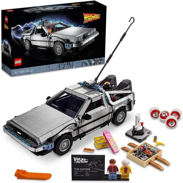 لگو Icons ماشین زمان Back to the Future مدل 10300 لگو Icons ماشین زمان Back to the Future مدل 10300
