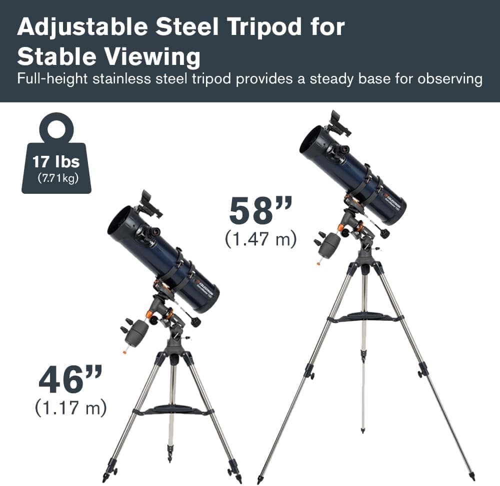 تلسکوپ Celestron AstroMaster مدل 130EQ-MD CL 31051 تلسکوپ Celestron AstroMaster مدل 130EQ-MD CL 31051