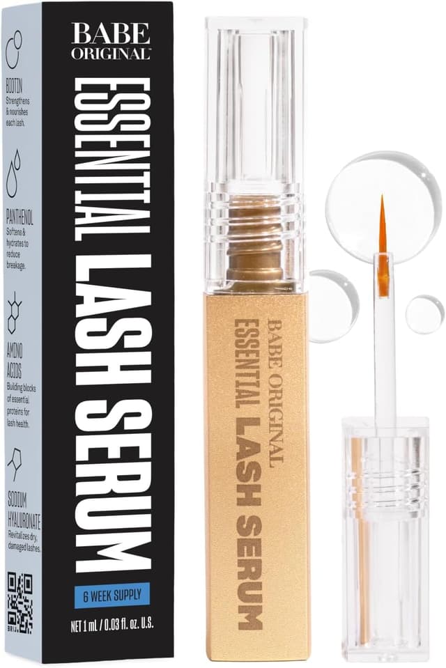 سرم مژه طبیعی و اکستنشن BABE ORIGINAL پرپشتکننده و بلندکننده 1mL سرم مژه طبیعی و اکستنشن BABE ORIGINAL پرپشتکننده و بلندکننده 1mL