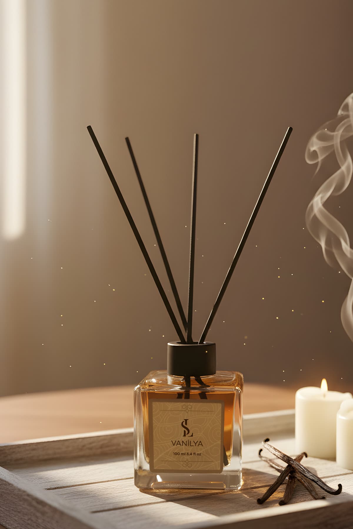 خوشبوکننده هوای Secret of Love با چوب بامبو رایحه وانیل 100 ml خوشبوکننده هوای Secret of Love با چوب بامبو رایحه وانیل 100 ml