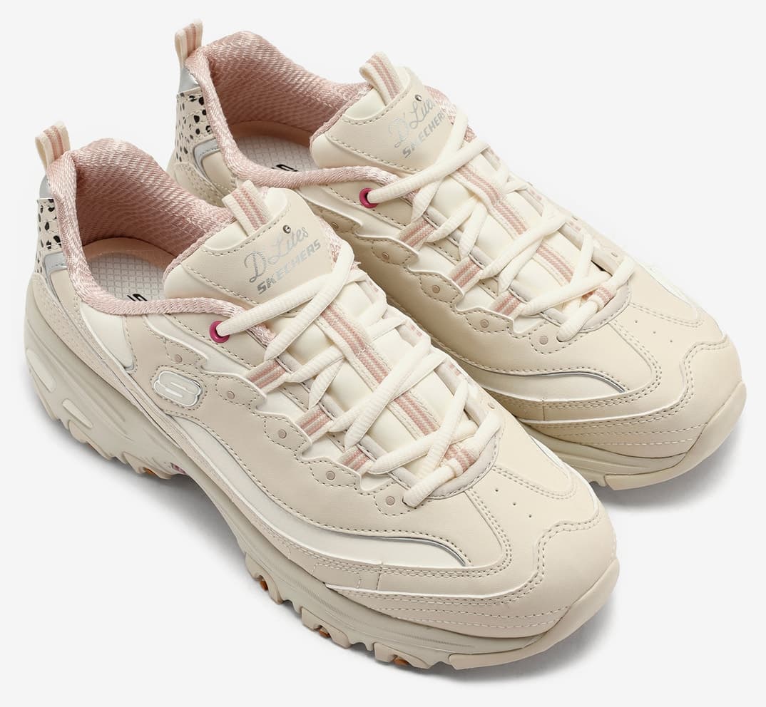 کفش اسنیکرز زنانه Skechers بژ D'lİtes WİLDCATS مدل 150236 NTPK کفش اسنیکرز زنانه Skechers بژ D'lİtes WİLDCATS مدل 150236 NTPK