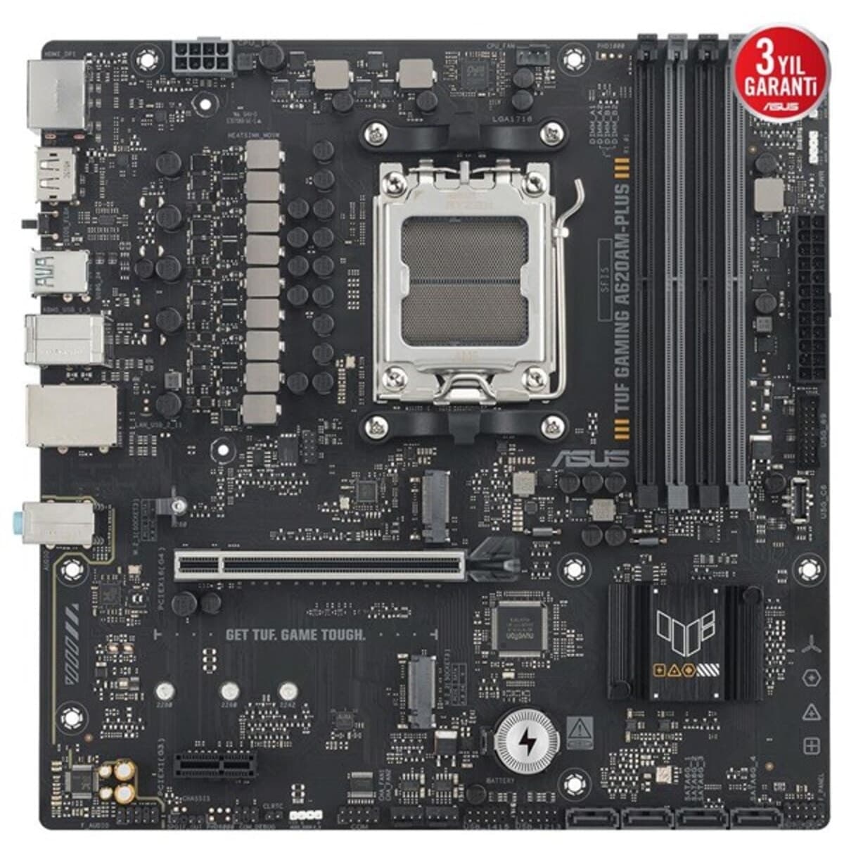 مادربرد ASUS TUF GAMING A620AM-PLUS DDR5 HDMI-DP PCIe 4.0 AM5 mATX مادربرد ASUS TUF GAMING A620AM-PLUS DDR5 HDMI-DP PCIe 4.0 AM5 mATX